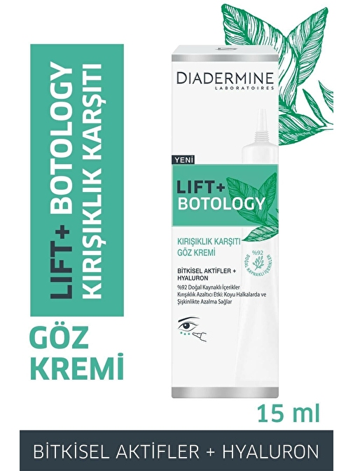 Diadermine Lıft+ Botology Kırışıklık Karşıtı Göz Kremi 15 ml