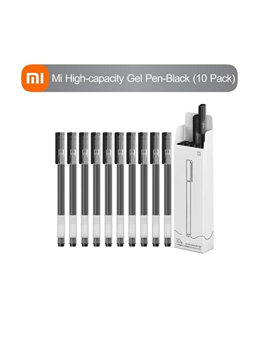 Xiaomi Mi High-Capacity Jel Kalem Siyah (10'Lu Paket)