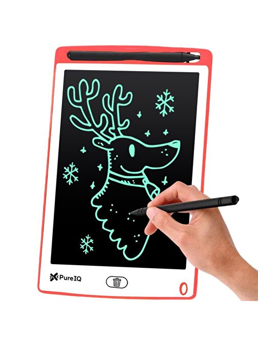 Pure IQ Grafik Digital Çocuk Yazı Çizim Tableti Lcd 8.5 Inc Ekranlı + Bilgisayar Kalemli