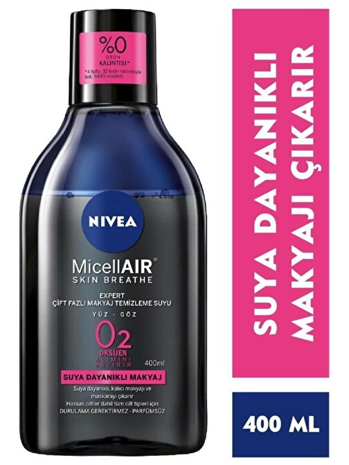 Micell Air Çift Fazlı Makyaj Temizliği Suyu 400ml