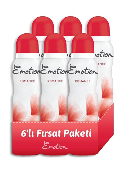 Emotion Romance Kadın Sprey Deodorant 150 Ml X 6 Adet