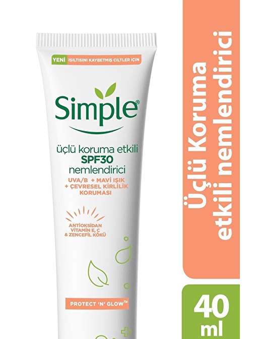 Simple Protect&Glow Spf30 Nemlndrci 40 ml