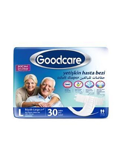 Goodcare Belbantlı Hasta Bezi 30 Adet Büyük Large