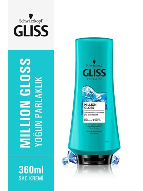 Gliss Million Gloss Saç Kremi 360 ml