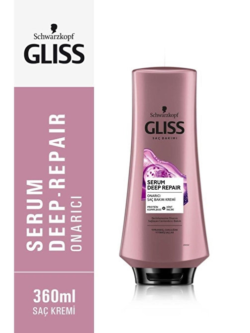 Gliss Serum Deep Repair Onarıcı Saç Kremi 360 ml