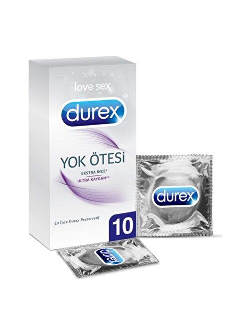 Durex Yok Ötesi Ultra Kaygan Prezervatif 10 Lu