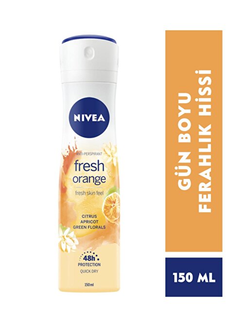 Nivea Fresh Orange Kadın Sprey Deodorant 3X150 Ml