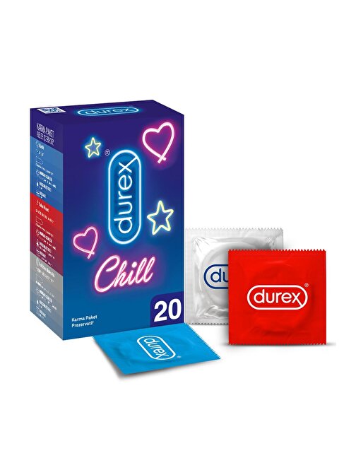 Durex Rezervuar Uçlu Kayganlaştırıcılı Ultra İnce İnce Klasik Kalın 20’li Prezervatif
