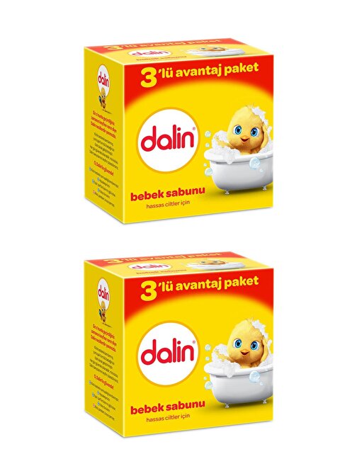 Dalin 3X100 Gr Bebe Sabun 2'Li Set