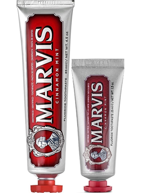 Marvis Cinnamon Mint Diş Macunu 2'li 85 ml + 25 ml