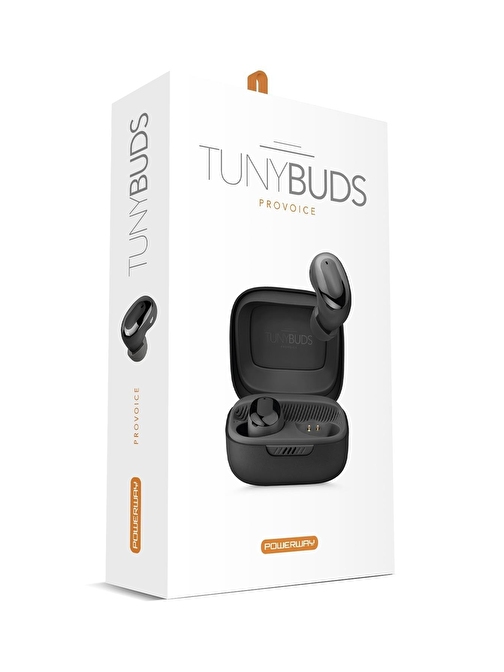 Powerway Tunybuds Kablosuz Silikonlu Kulak İçi Bluetooth Kulaklık Siyah