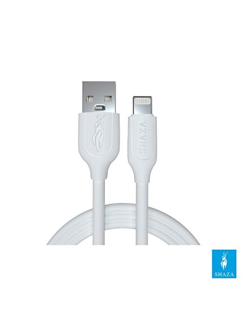Shaza Apple 2.4A USB to Lıghtning Hızlı Şarj Data Kablosu 1 m
