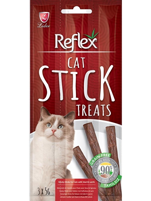 Reflex Kedi Ödül Sticks Biftek & Kuzu 3*5 Gr