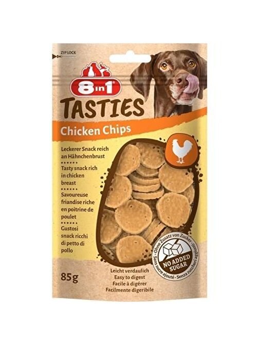 8İn1 Tasties Chicken Chips Tavuk Cipsi Köpek Ödülü 85 gr