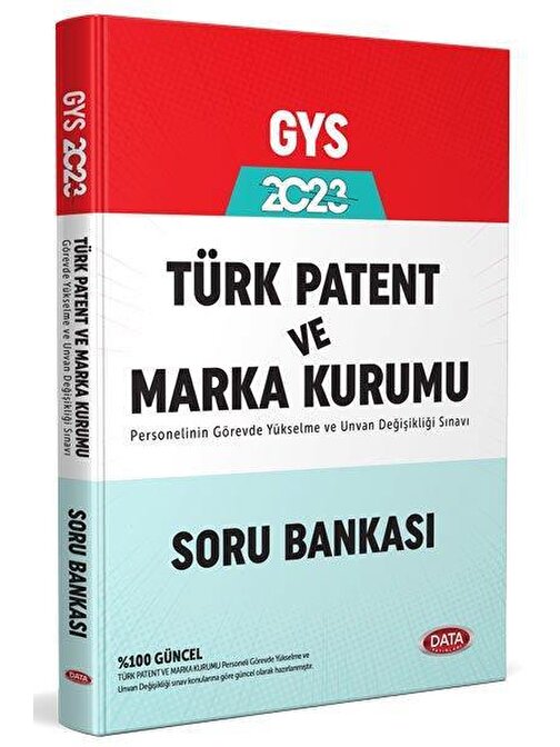 2023 Türk Patent Ve Marka Kurumu Gys Soru Bankası Data Yayınları