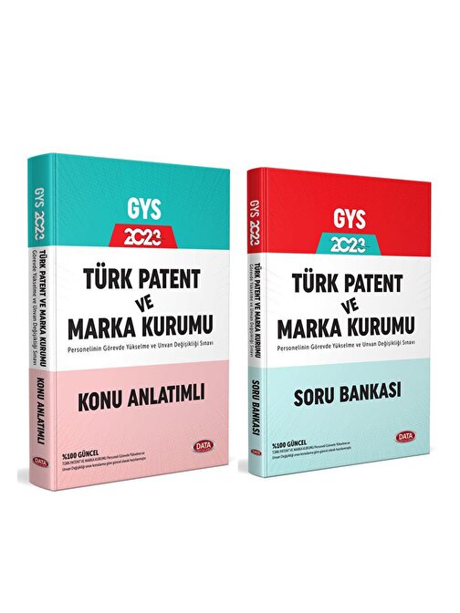 Data Yayınları 2023 Türk Patent Ve Marka Kurumu Gys Konu Ve Soru Seti 2 Kitap