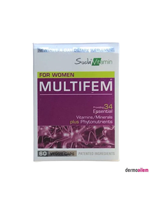 Suda Vitamin Multifem 60 Kapsül Women