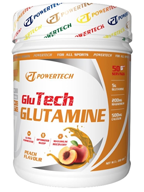 Powertech Glutech Glutamine Şeftali Aromalı 350 Gr