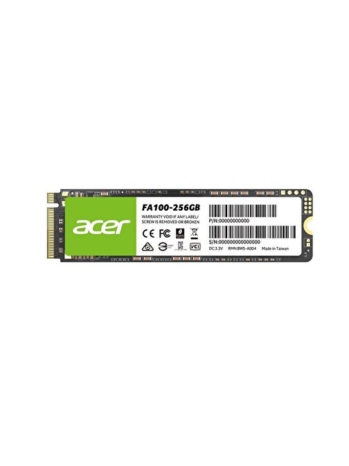 Acer FA100 HDDSSD0003FA256 256 GB M2 SSD