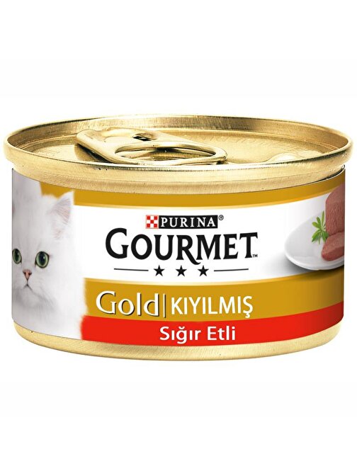 Gourmet Gold Kıyılmış Sığır Etli Kedi Konservesi 85 Gr
