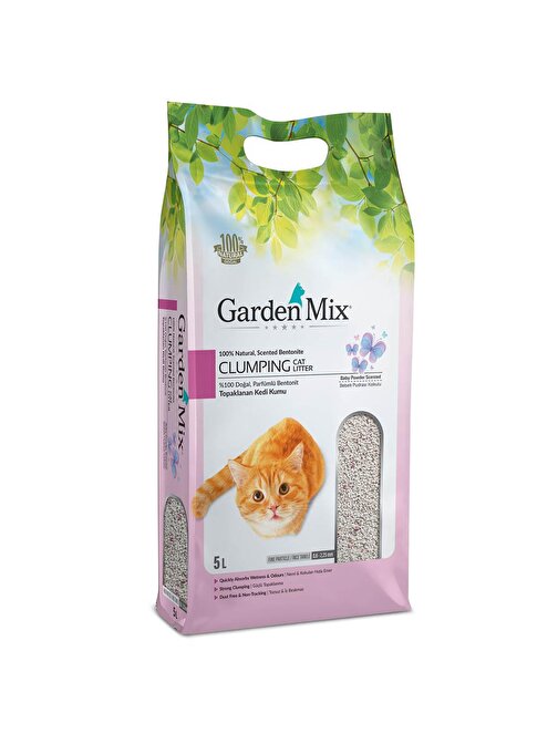 Gardenmix Bentonit Bebek Pudrası İnce 5L