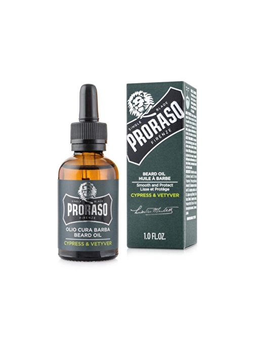 Proraso Sakal Bakım Yağı Cypress & vetyver 30 ml