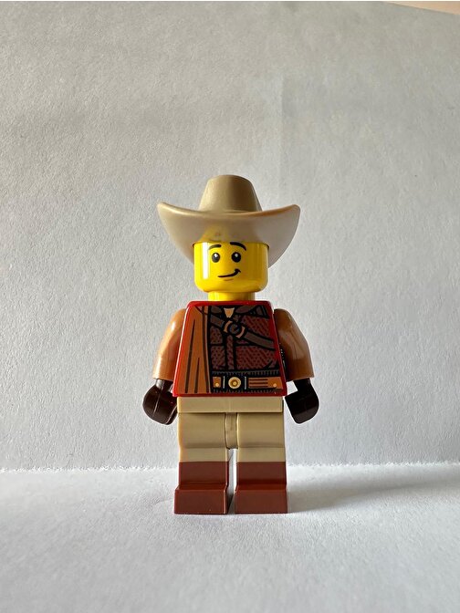 Lego Orjinal Minifigür Cowboy Yaratıcı Bloklar 5 Parça Plastik Figür