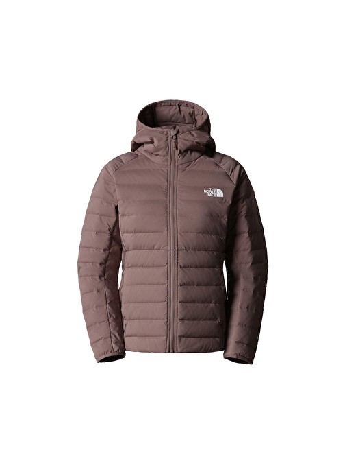 The North Face W Belleview Stretch Down Hoodie Kadın Outdoor Montu NF0A7UK5EFU1 Kahverengi