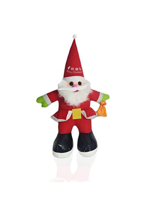 66 cm Noel Baba Peluş - Happy New Year Peluş - Christmas Peluş - Yılbaşı Süsü