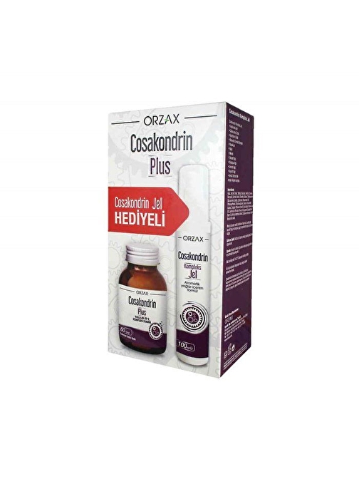 Orzax Cosakondrin Plus 100 Ml Cosakondrin Jel Hediyeli 60 Tablet