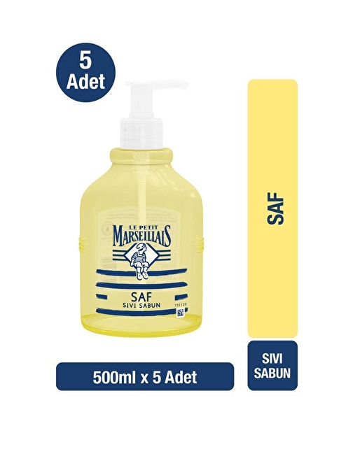 Le Petit Marseillais Saf Zeytinyağı Sıvı Sabun 500 ml x5