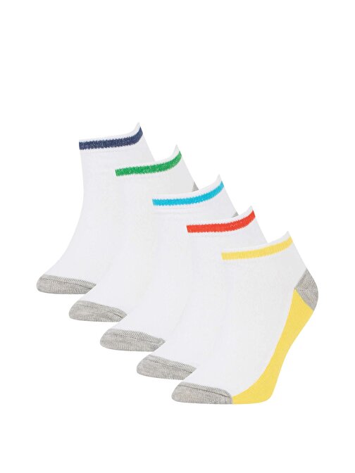 Erkek Çocuk 5li Pamuklu Patik Çorap K5218A6NS