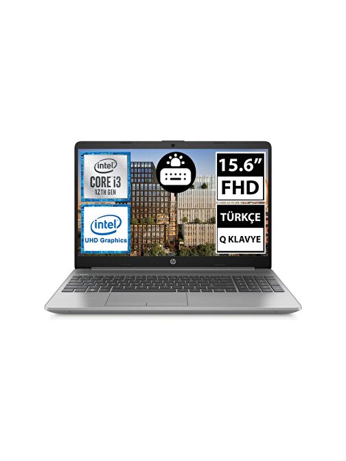 HP 250 G9 6Q8N8ES UHD Graphics Intel Core i3-1215U 8 GB RAM 256 GB SSD 15.6 inç Full HD Freedos Dizüstü Bilgisayar