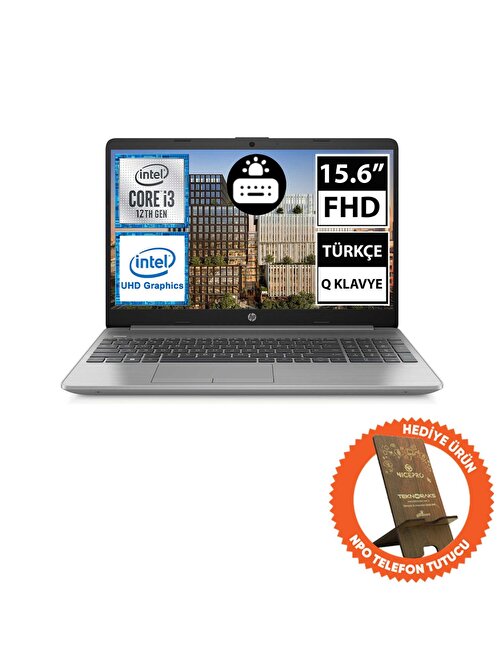 HP 250 G9 6Q8N8ES01 UHD Graphics Intel Core i3-1215U 8 GB RAM 512 GB SSD 15.6 inç Full HD Freedos Dizüstü Bilgisayar