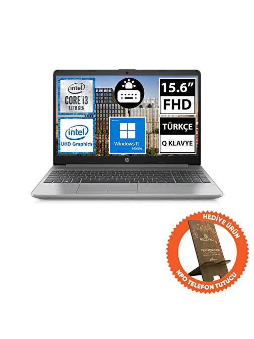 HP 250 G9 6Q8N8ES08 UHD Graphics Intel Core i3-1215U 8 GB RAM 512 GB SSD 15.6 inç Full HD Windows 11 Dizüstü Bilgisayar