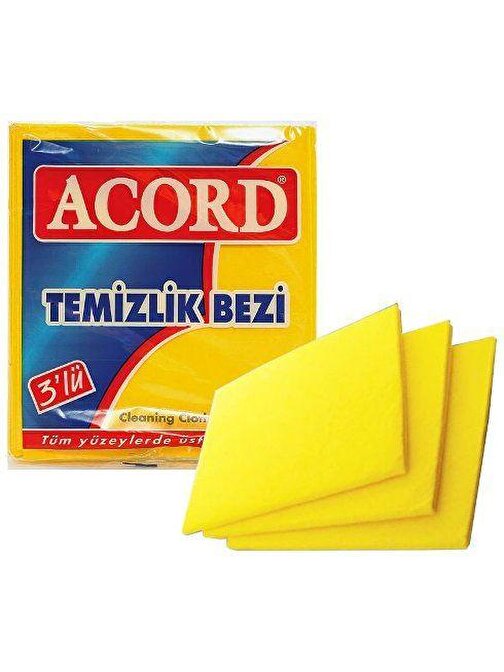 Acord Tüm Yüzeyler Emici Temizlik Bezi 3Lü x 12 Adet