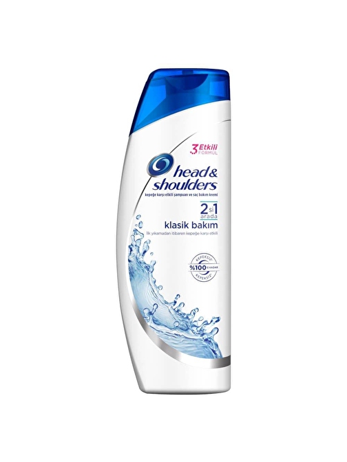 Head & Shoulders Şampuan 2+1  Klasik  350 ml  x  6 Adet