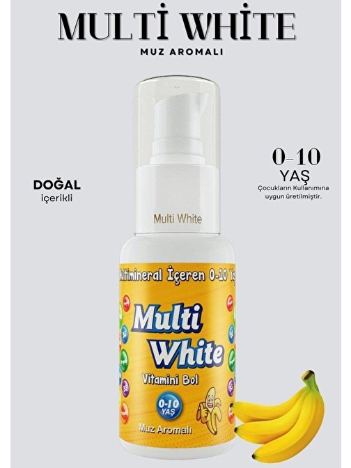 Multi White 0-10 Yaş Propolisli Bebek Diş Macunu 50 ml