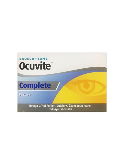 Bausch & Lomb Ocuvite Complete Balık Yağı 60 Kapsül