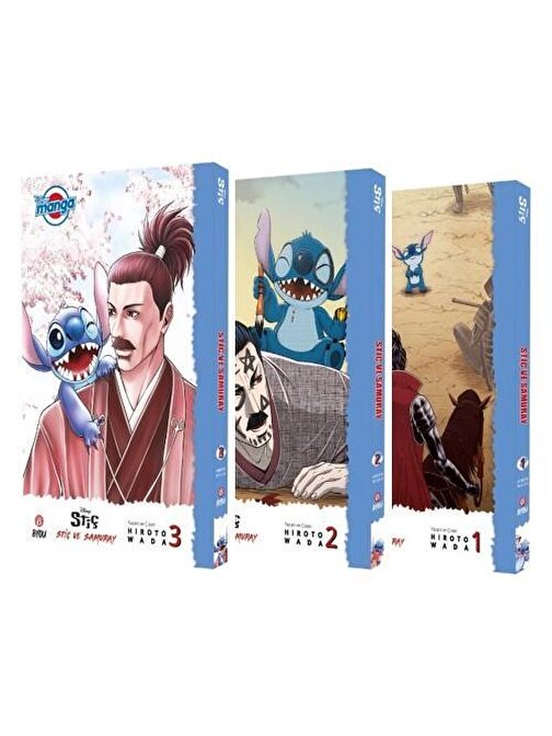 Disney Manga Stiç ve Samuray 1-2-3 Kitap Set KTP