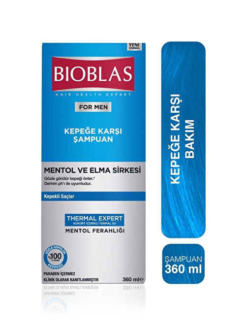 Bioblas Thermal Expert Men Kepeğe Karşı Şampuan 360 ml