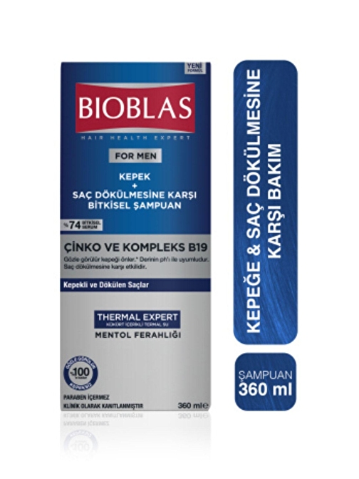 Bioblas Mentol - Komplek Men Kepeğe Karşı Şampuan 360 ml