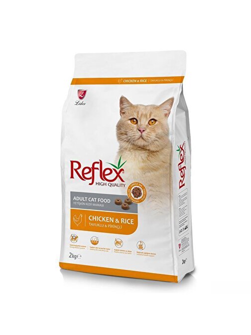 Reflex Yetişkin Tavuklu Kuru Kedi Maması 2 kg/*