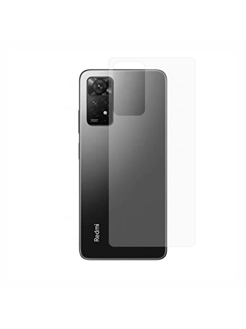 Redmi Note 11 Pro İle Uyumlu Arka Kırılmaz Mat Esnek Nano Koruyucu