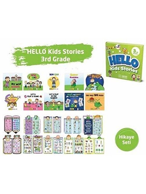 Akın Dil Yayınları 3. Sınıf Hello Kids Stories