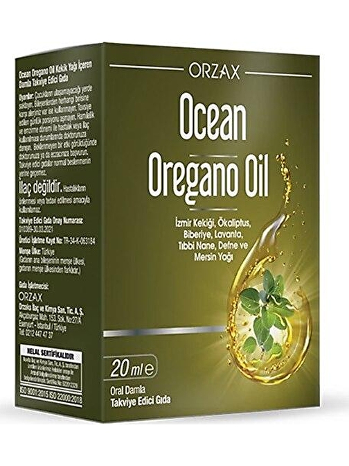 Ocean Oregano Oil Damla 20 Ml