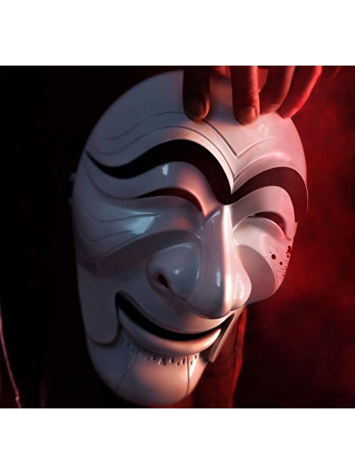 Samur La Casa De Papel Kore Mask - Kalamar Mask Yeni Versiyon