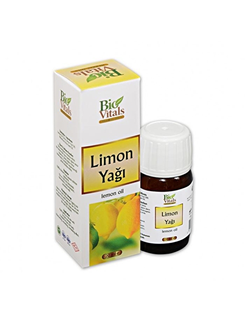 Bio Vitals Limon Bitkisel Bakım Yağı 20 ml