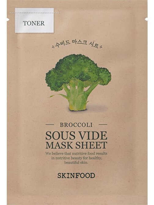 Skinfood Tüm Cilt Tipleri Nemlendirici Broccoli Sous Vide Maske