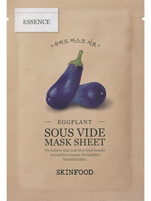 Skinfood Tüm Cilt Tipleri Aydınlatıcı Eggplant Sous Vide Maske